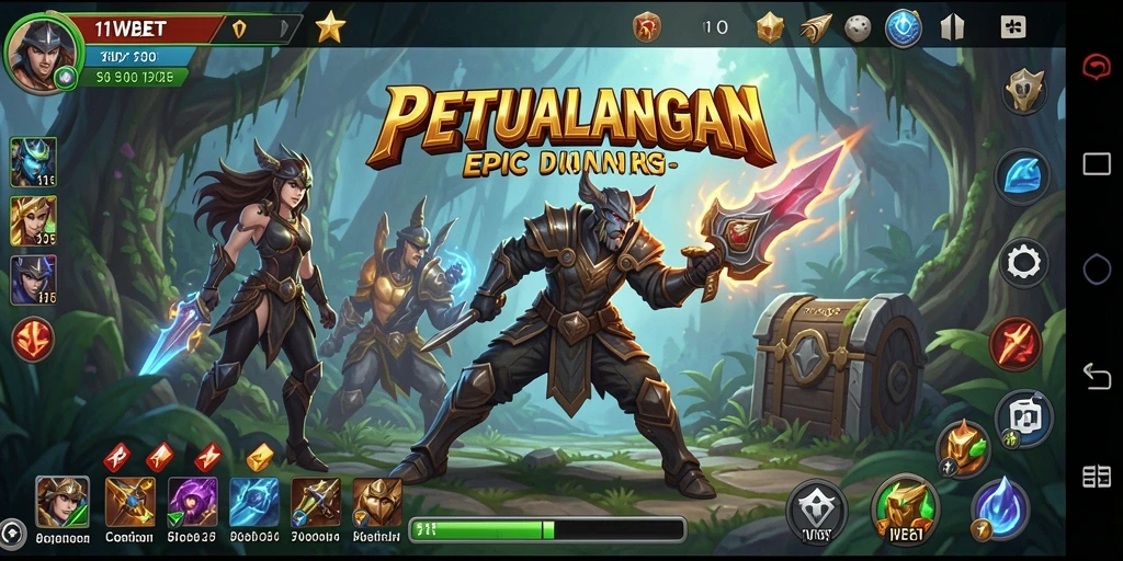 Tampilan gameplay RPG 11WBET yang menakjubkan dan mendebarkan.