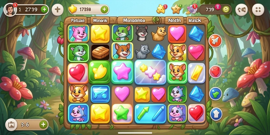 Screenshot dari gameplay 2739 yang seru dan penuh warna.