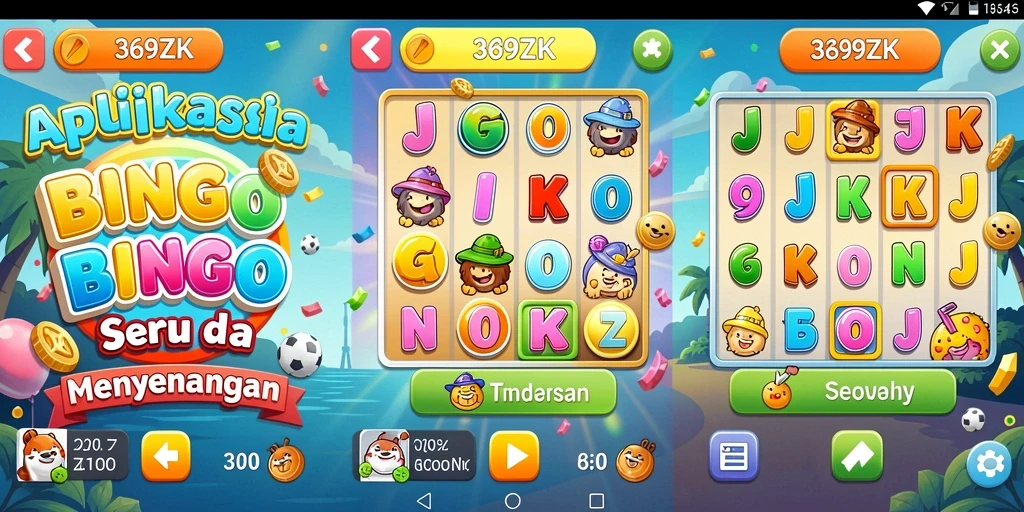 Screenshot utama 369ZK menampilkan gameplay Bingo yang menarik.