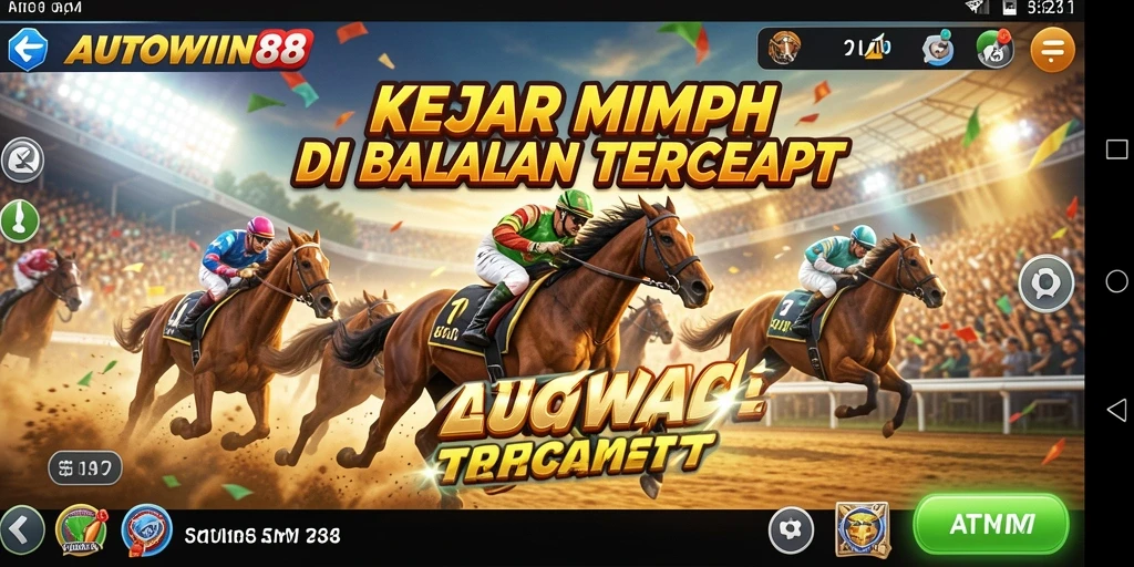 Menampilkan gameplay balapan yang mendebarkan di AUTOWIN88.