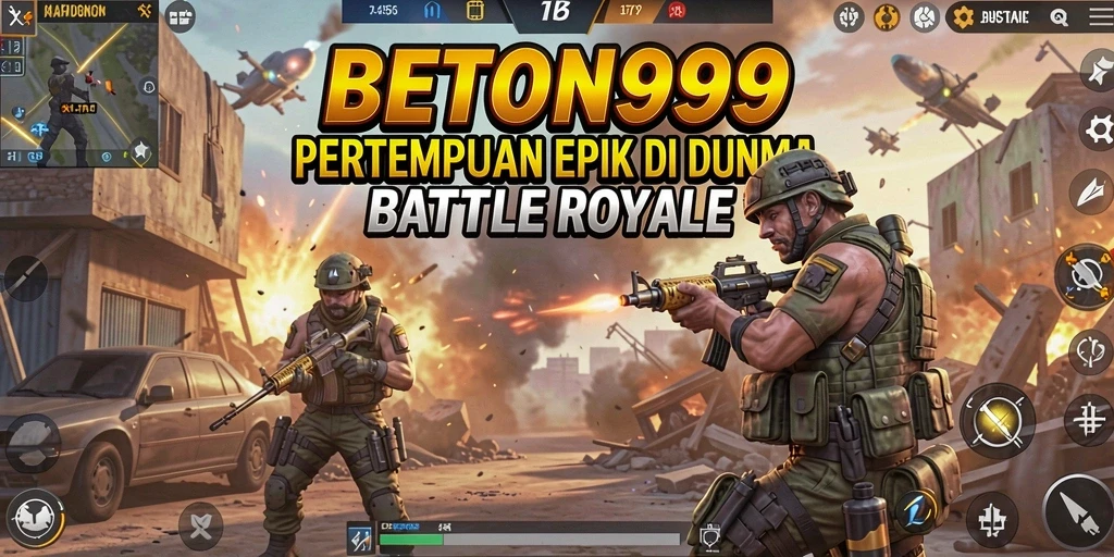 Gameplay seru di Battle Royale BETON999 dengan aksi intens.