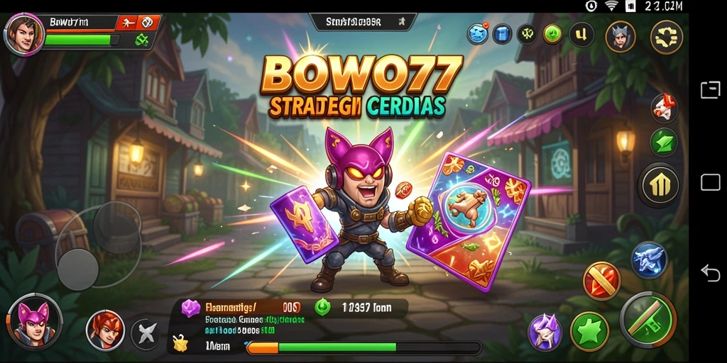 Screenshot gameplay menunjukkan strategi pertempuran yang mendebarkan.