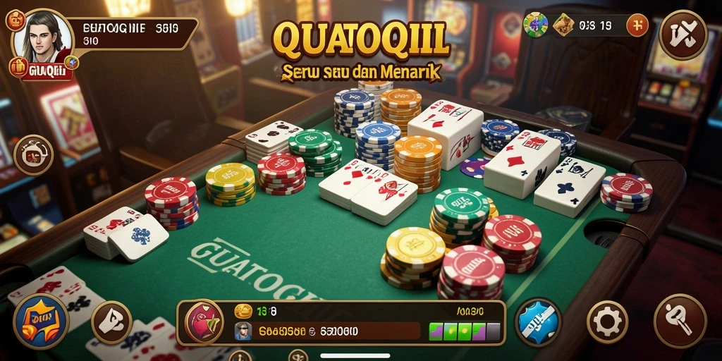 Tampilan menarik saat bermain GUATOGEL, memperlihatkan gameplay QiuQiu.