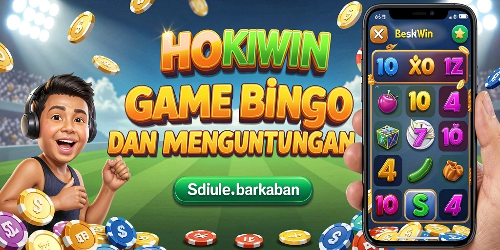 Gameplay seru dalam aplikasi Bingo HOKIWIN yang menarik.