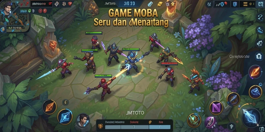 Tampilan aksi seru dalam gameplay JMTOTO yang memukau.