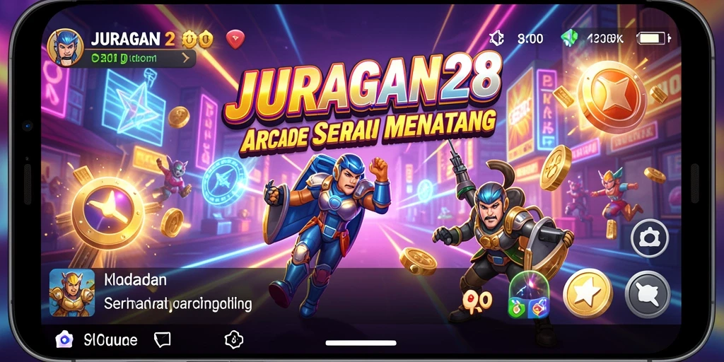 Screenshot gameplay JURAGAN28 yang penuh warna dan menantang.