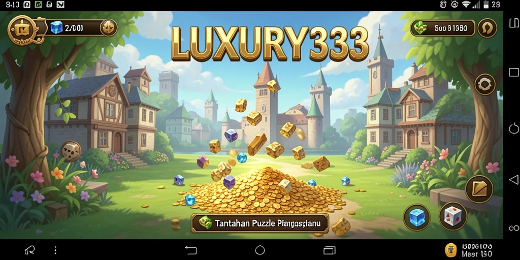 Screenshot gameplay <strong>LUXURY333</strong> yang menampilkan tantangan Puzzle yang menarik.