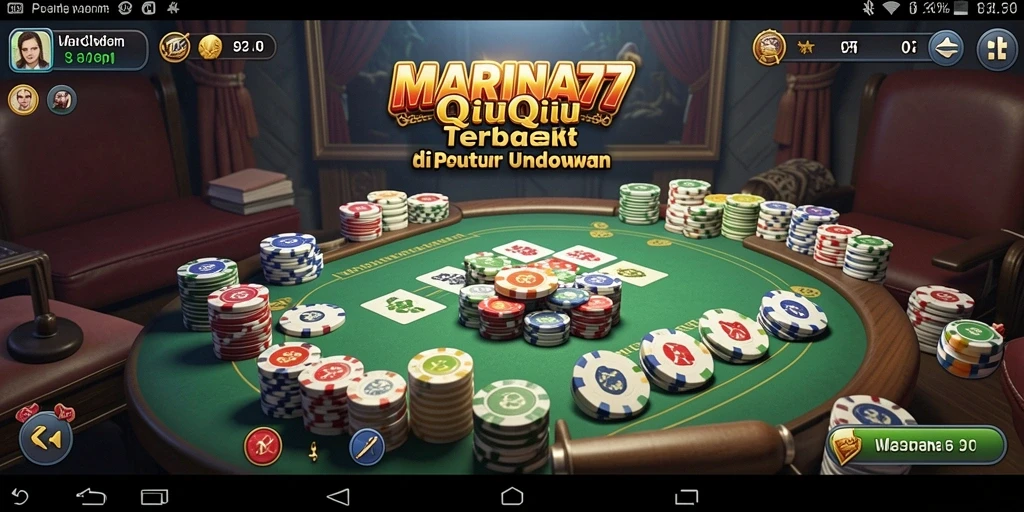 Tampilan gameplay QiuQiu yang menarik di MARINA77.