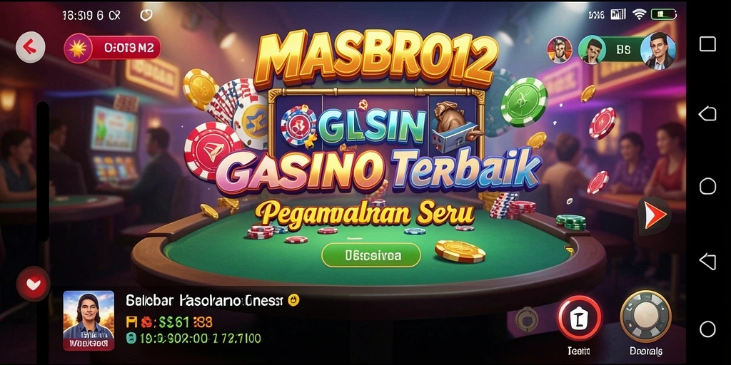 Tampilan gameplay <strong>MASBRO12</strong> yang penuh warna dan menarik dalam permainan Kasino.