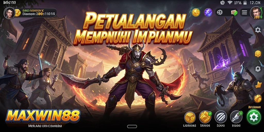 Tampilan gameplay seru di MAXWIN88 dengan petualangan yang mendebarkan.