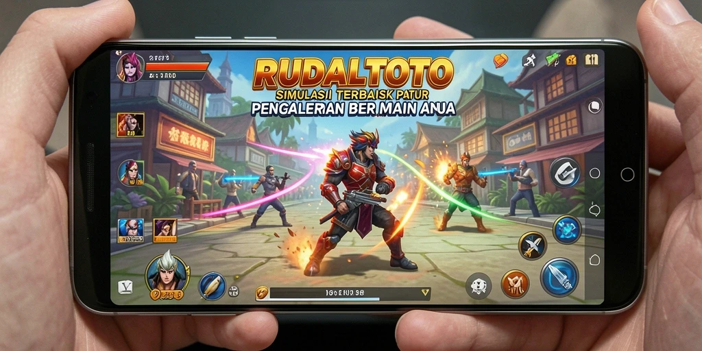 Screenshot utama RUDALTOTO menampilkan gameplay simulasi yang mendalam.