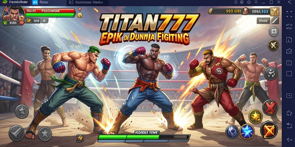 Gameplay mencengangkan dalam pertarungan epik di TITAN777.