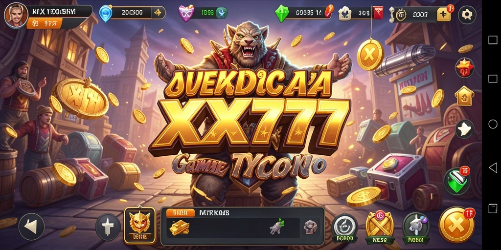 Tampilan menarik dari gameplay XXX777 dalam membangun kerajaan bisnis.